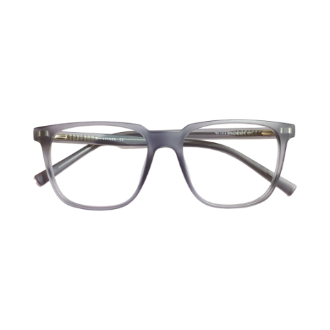Tommy Hilfiguer Th114 Acetate Gray Square Full Frame 53