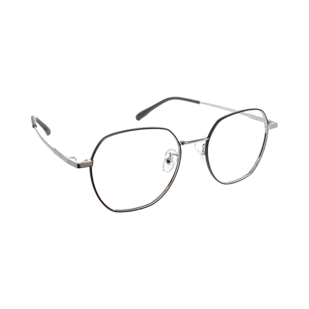 Trends 6801 Metal Silver Black Hexagon Full Frame 51