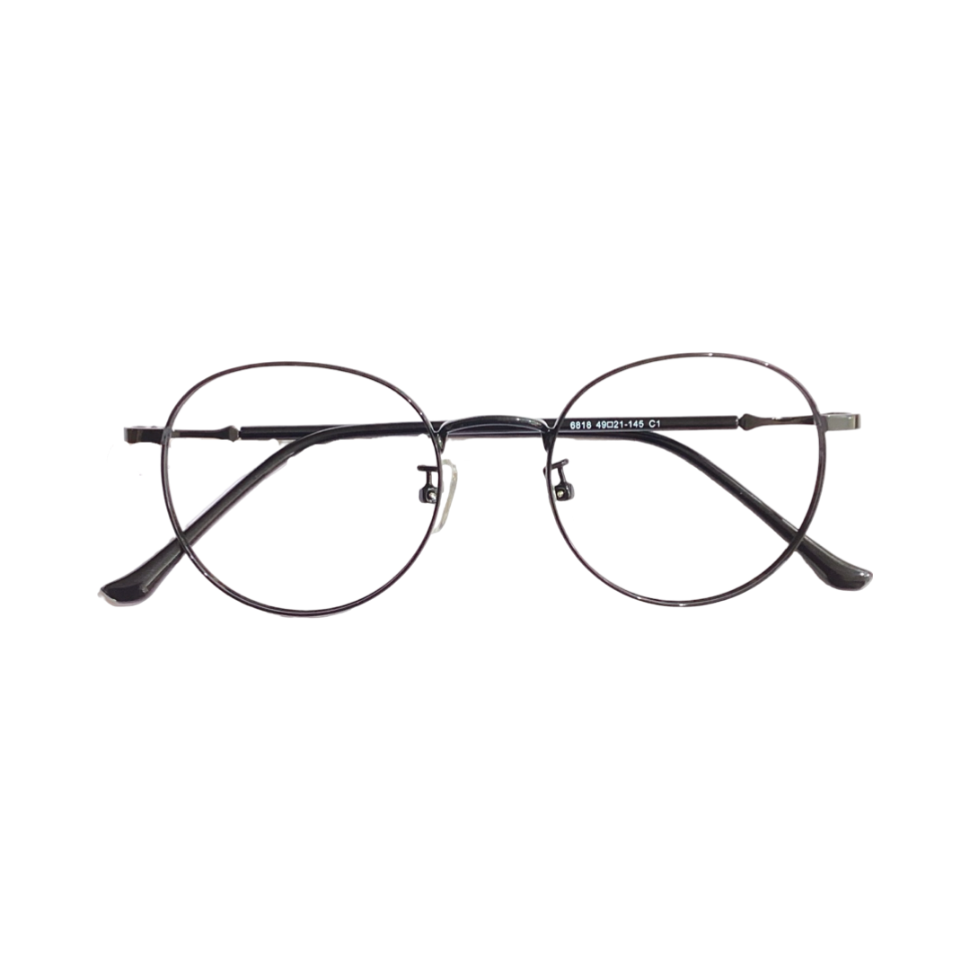 Trends 6818 Metal Black Round Full Frame 49