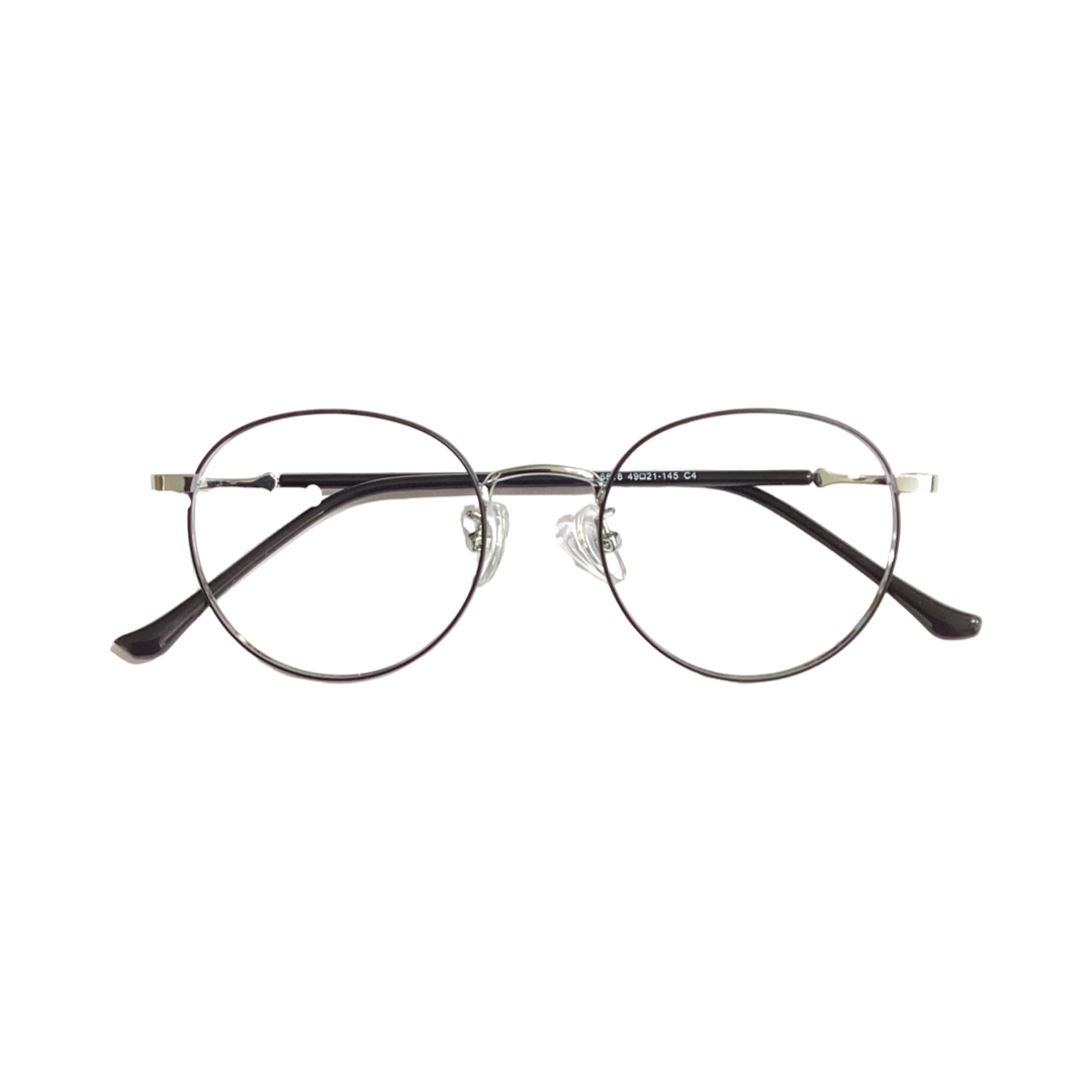 Trends 6818 Metal Sliver Black Round Full Frame 49