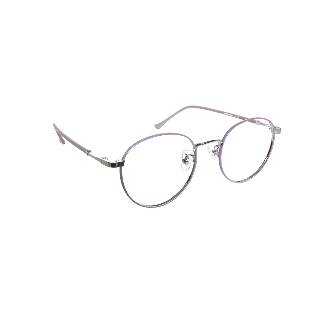Trends 6818 Metal Silver Purple Round Full Frame 49