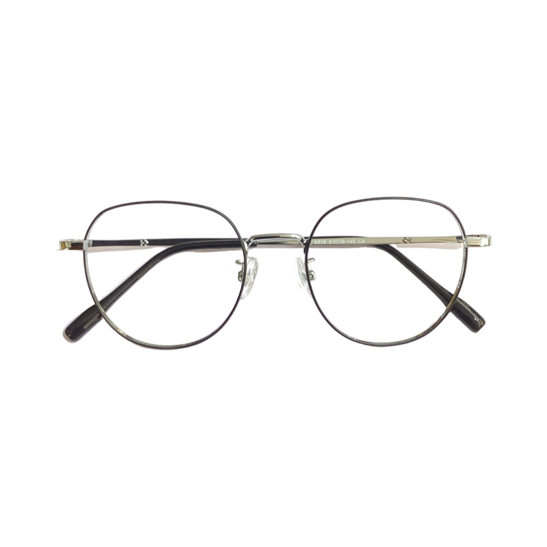 Trends 6806 Metal Silver Black Hexagon Full Frame 51