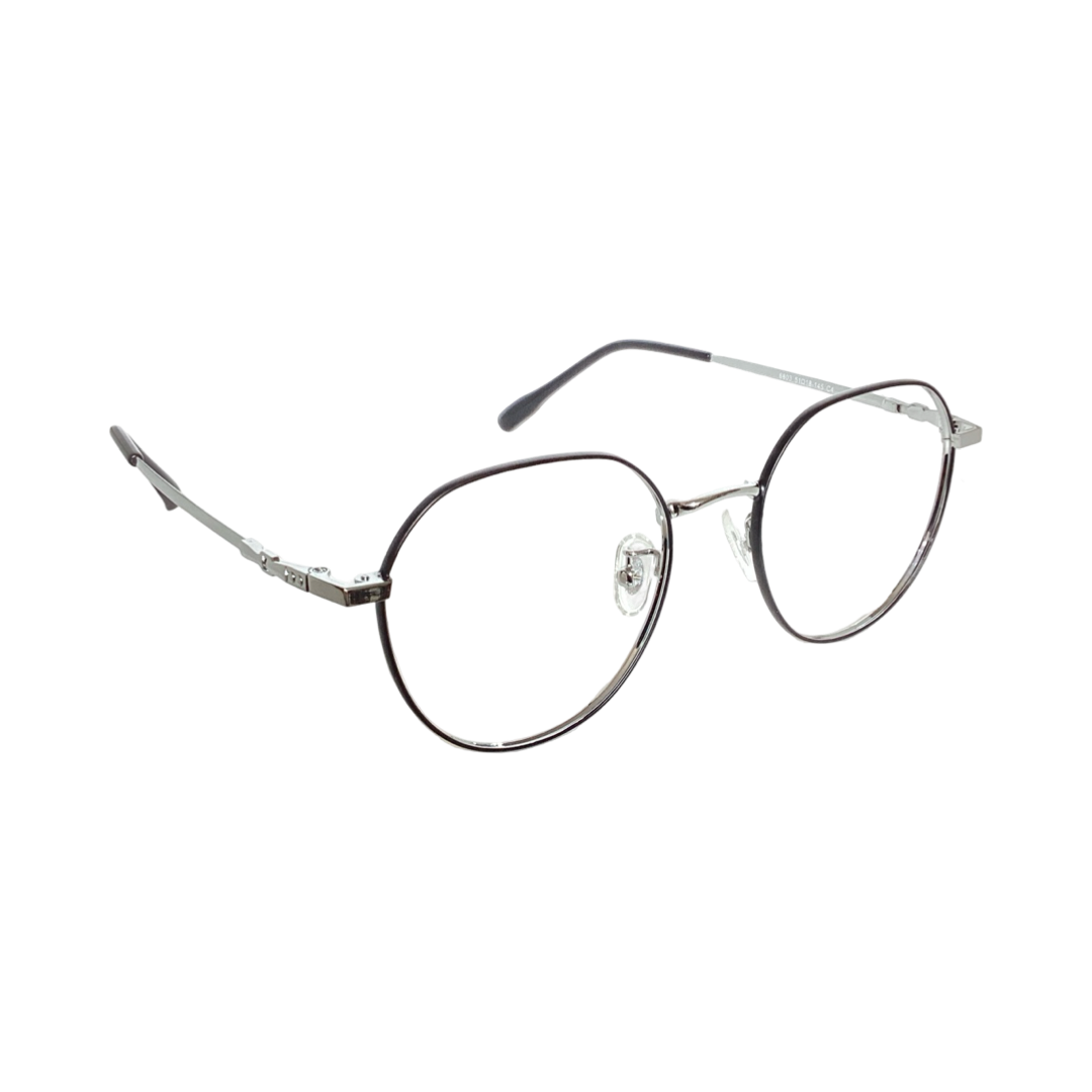 Trends 6803 Metal Silver Black Hexagon Full Frame 51