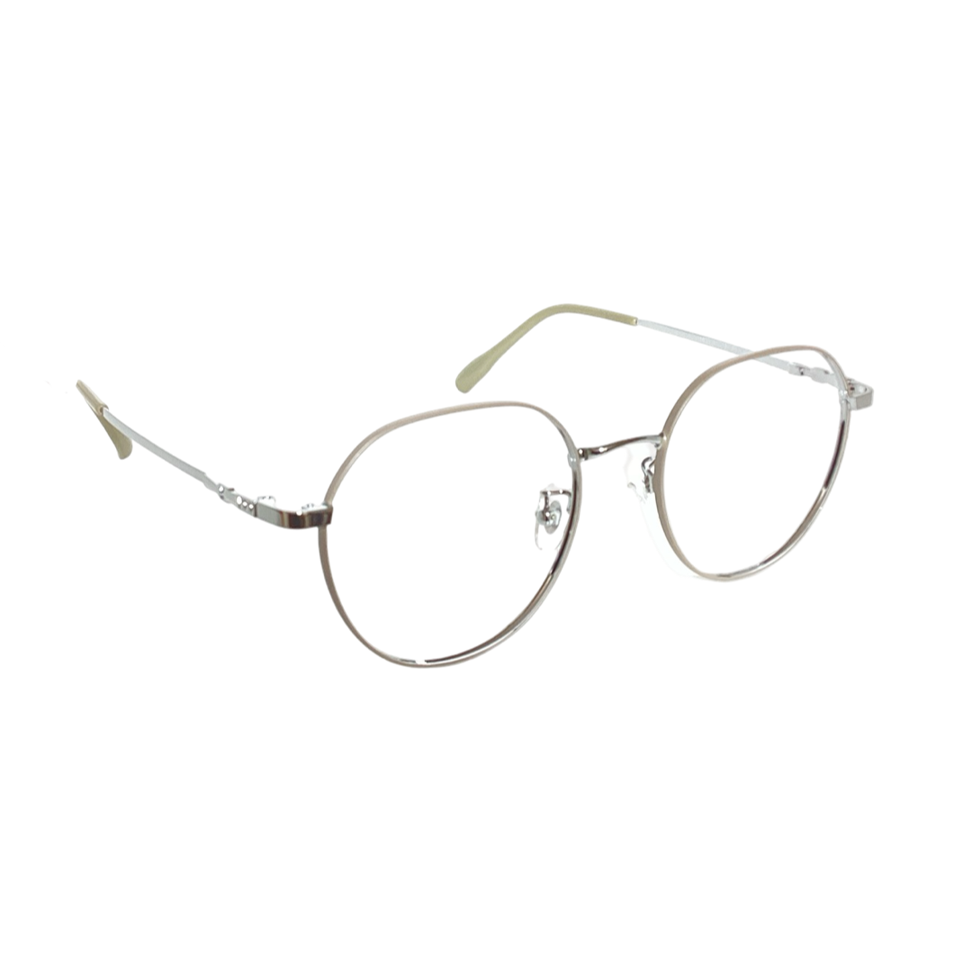 Trends 6803 Metal Silver Cream Hexagon Full Frame 51