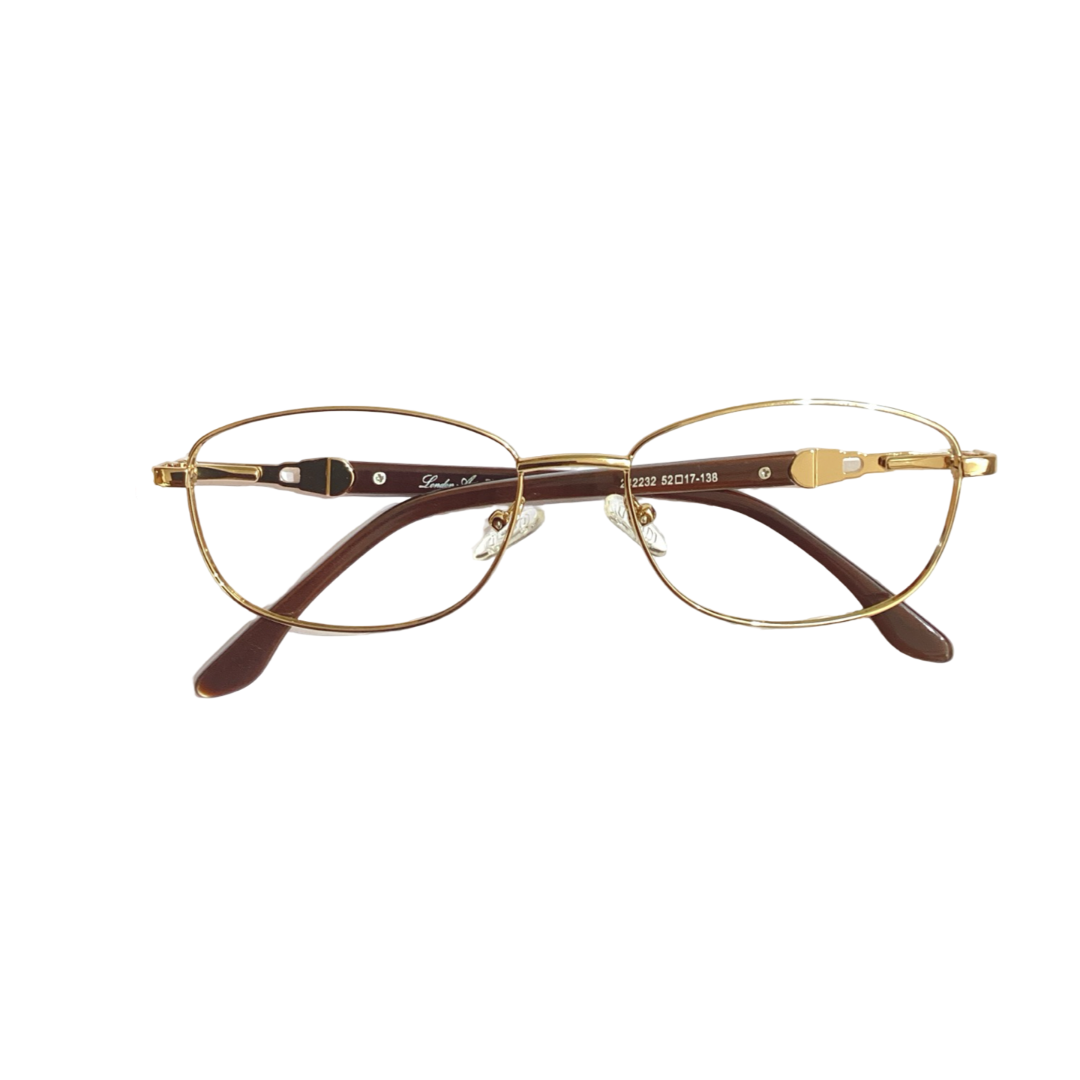 London Art 242232 Metal Gold Oval Full Frame 52