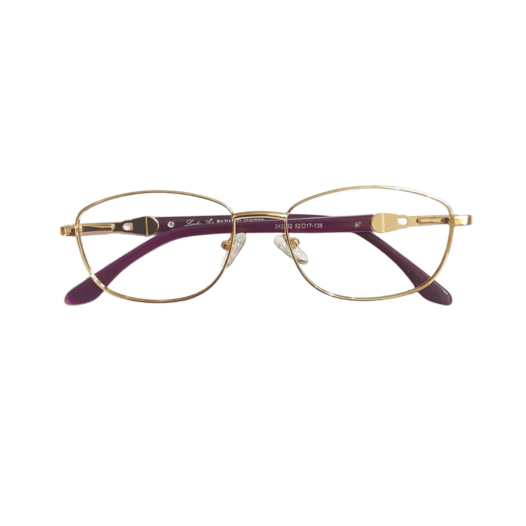 London Art 242232 Metal Gold Oval Full Frame 52