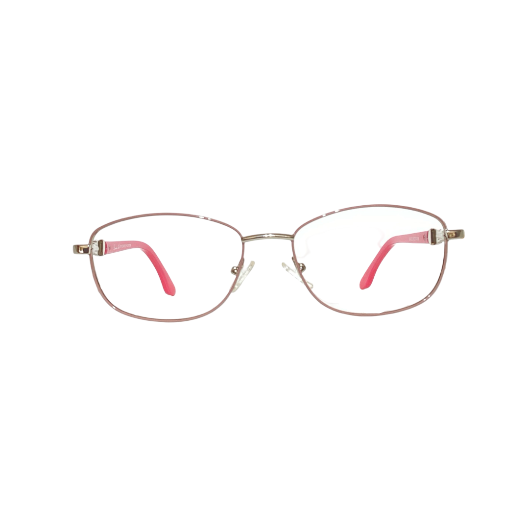London Art 242232 Metal Silver White Oval Full Frame 52