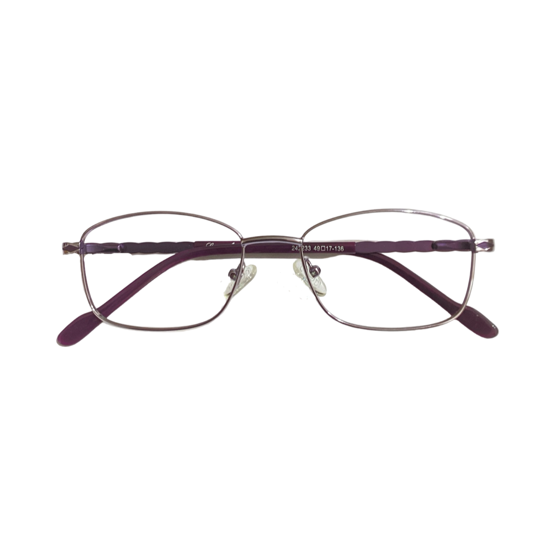 London Art 242233 Metal Purple Oval Full Frame 49