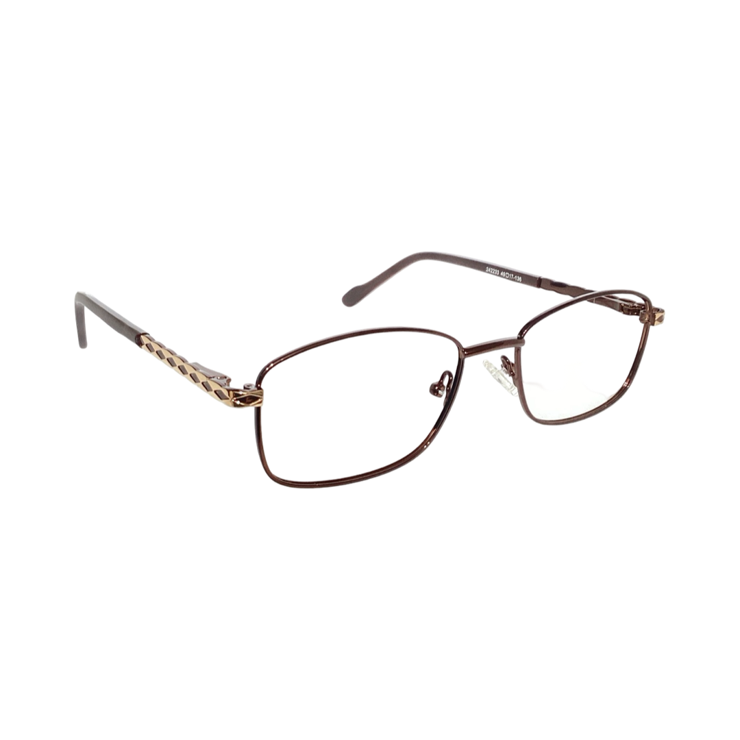 London Art 242233 Metal Brown Oval Full Frame 49