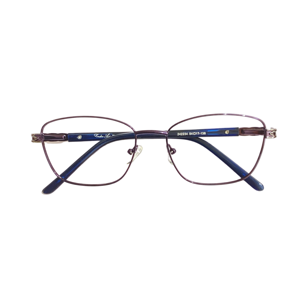 London Art 242234 Metal Purple Oval Full Frame 54