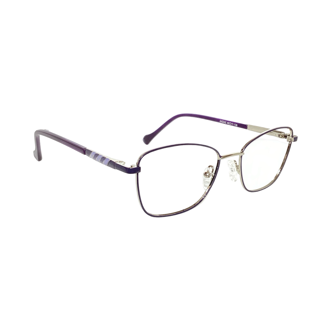 London Art 242242 Metal Silver Black Oval Full Frame 48