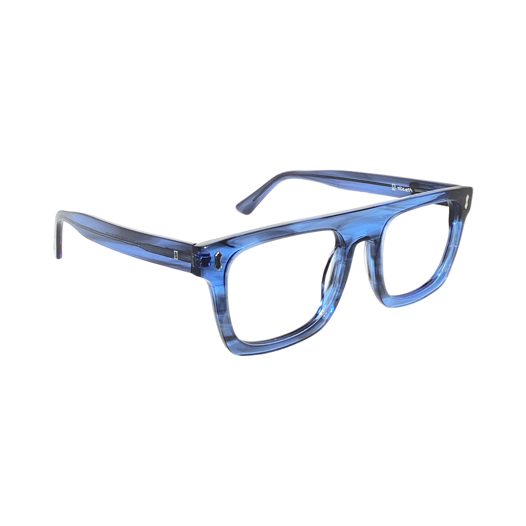I Touch 501 Acetate Blue Square Full Frame 52