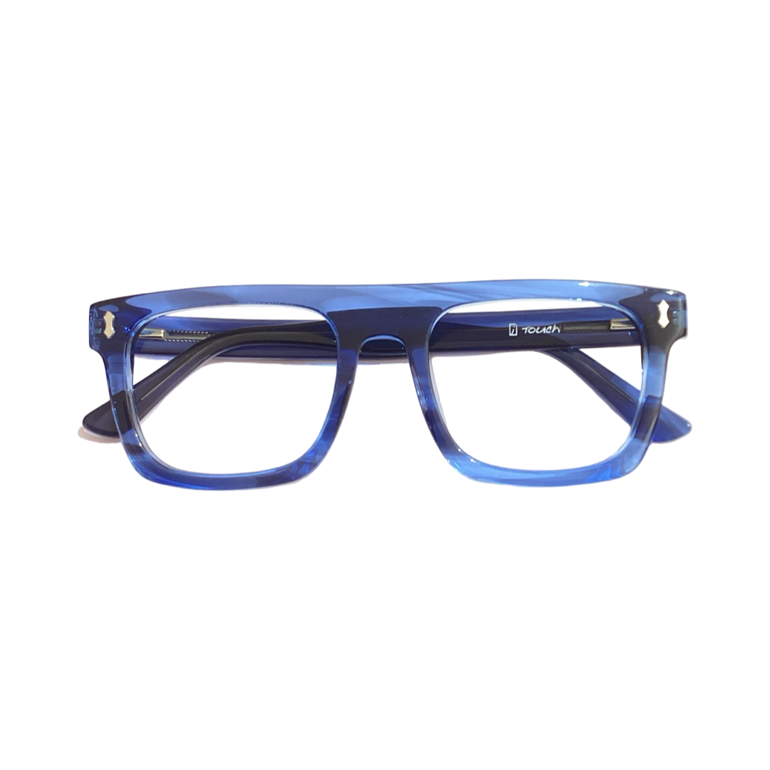 I Touch 501 Acetate Blue Square Full Frame 52