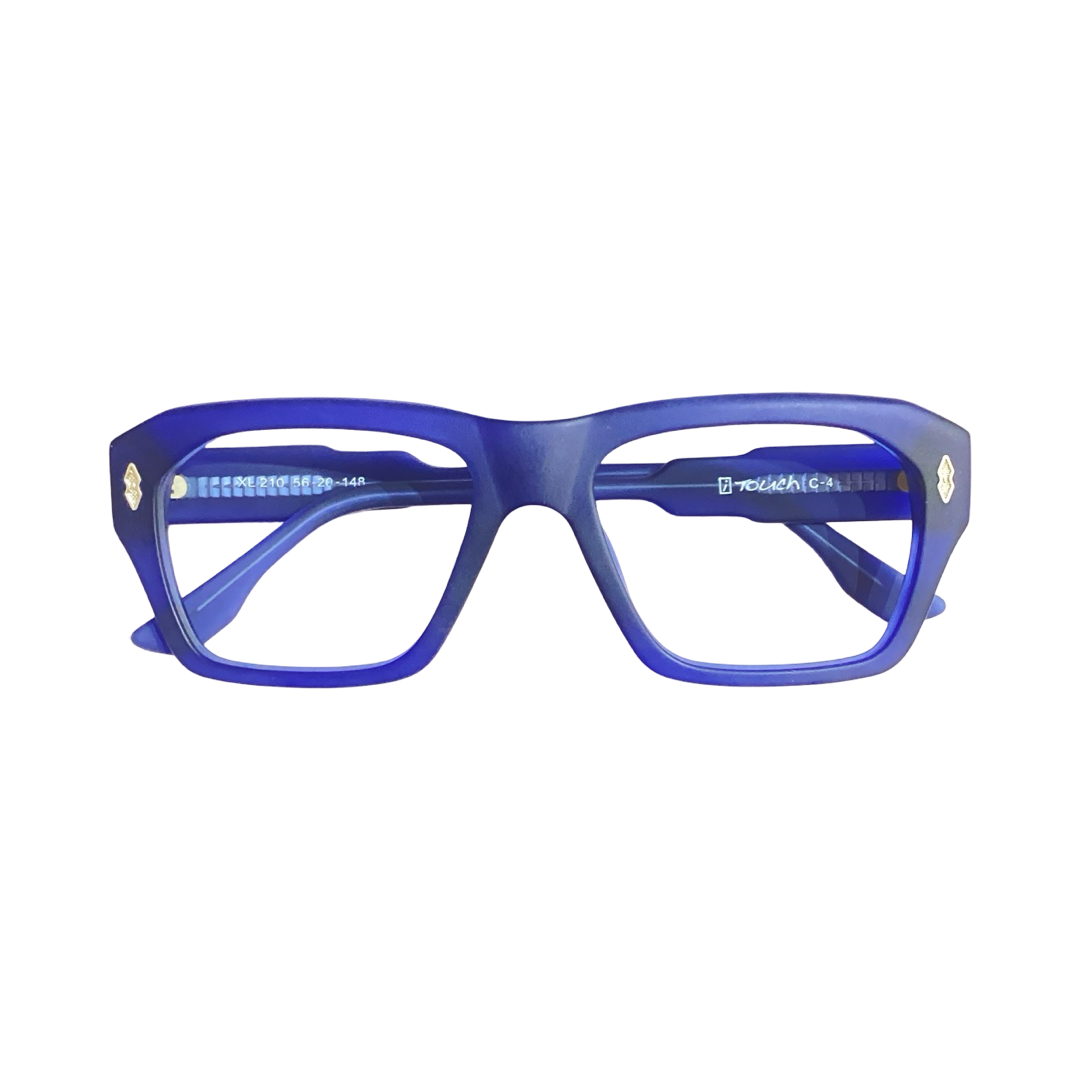 I Touch 501 Acetate Blue Square Full Frame 56