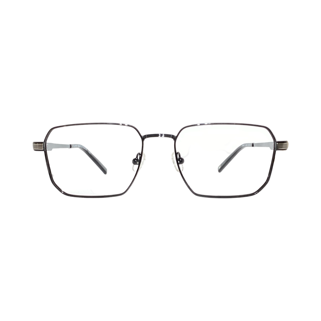 Tommy Hilfiger Th6387 Titanium Black Square Full Frame 54