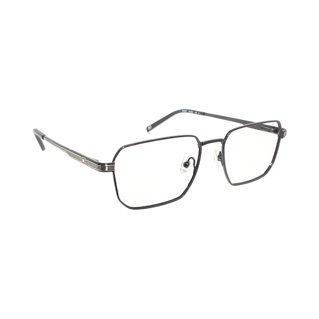 Tommy Hilfiger Th6387 Titanium Black Square Full Frame 54