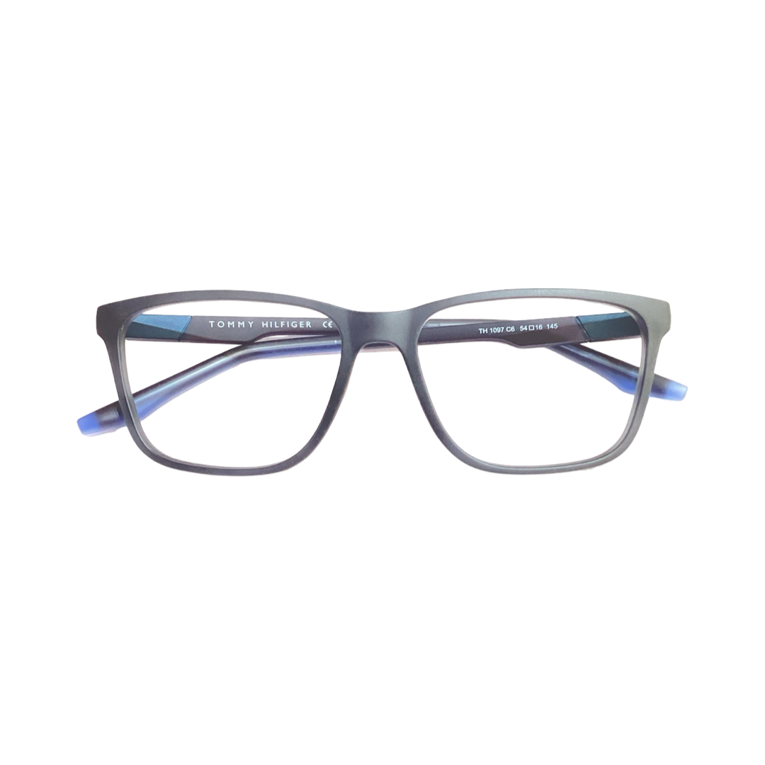 Tommy Hilfiger Th1097 Tr Flexi Gray Square Full Frame 54
