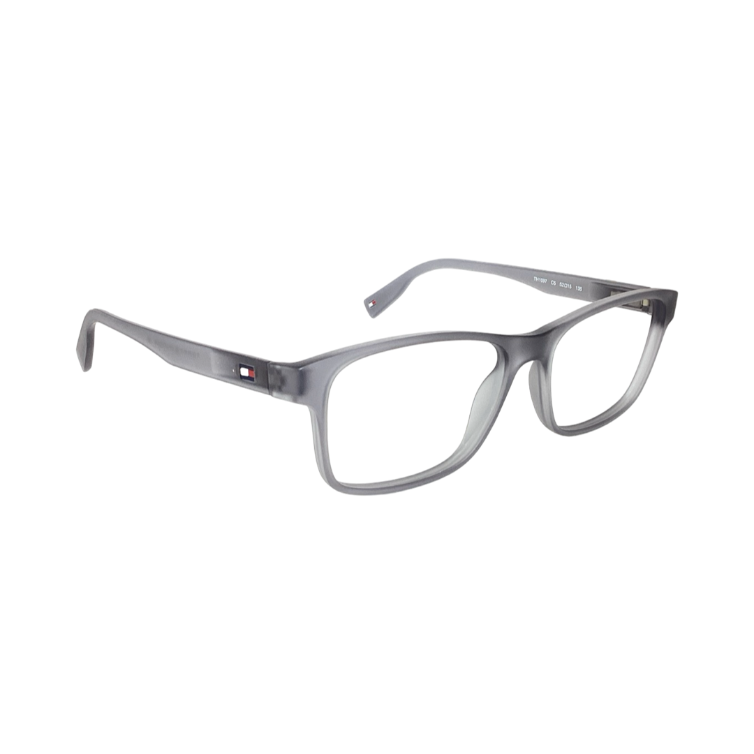 Tommy Hilfiger Th1097k Tr Flexi Gray Rectangle Full Frame 52