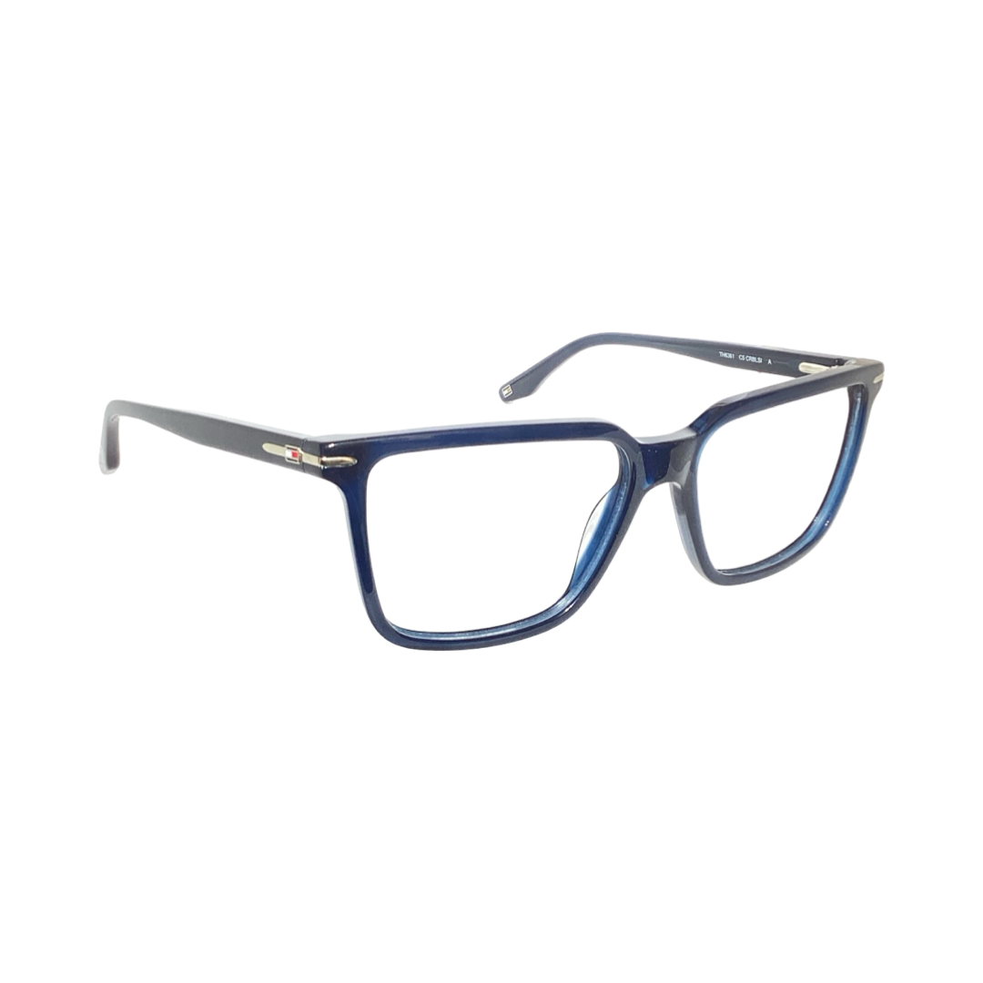 Tommy Hilfiger Th6361 Acetate Blue Square Full Frame 55