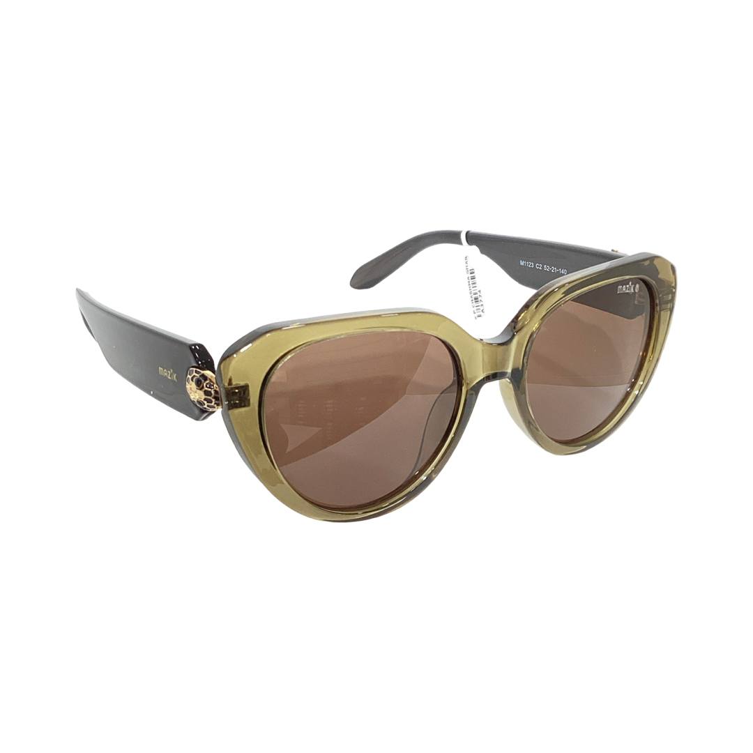Mazik M1123 Acetate Green Cat Eyes Full Frame 52