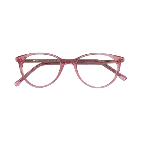 PG M5029 Acetate Pink Cat Eyes Full Frame 48