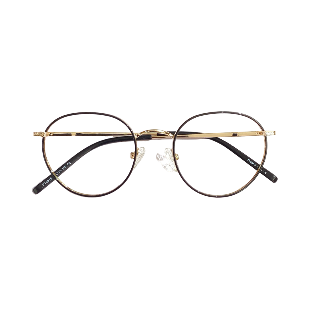 Piramyd Pt9816 Metal Gold BLACK Round Full Frame 50