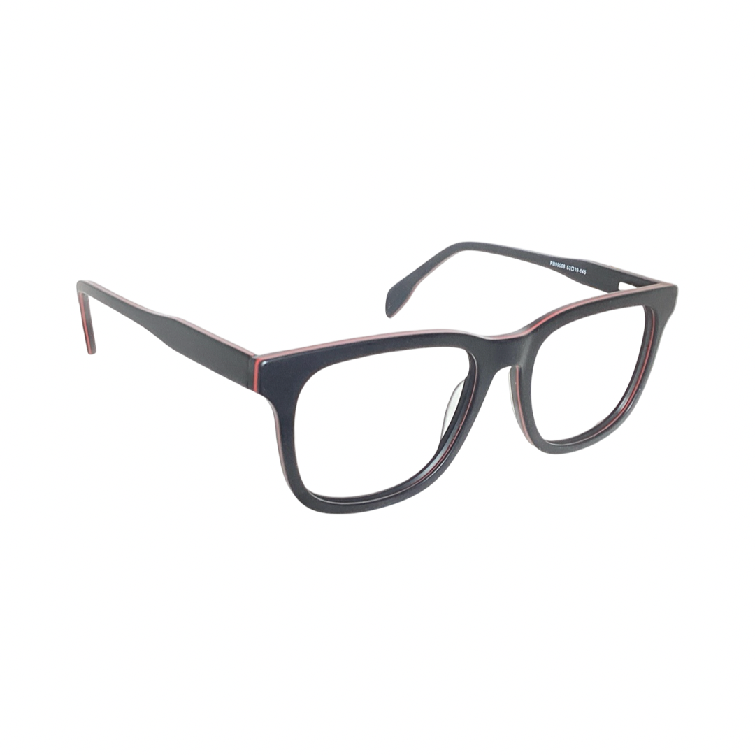 Playereyes Rb99008 Acetate Matt Black Square Full Frame 53