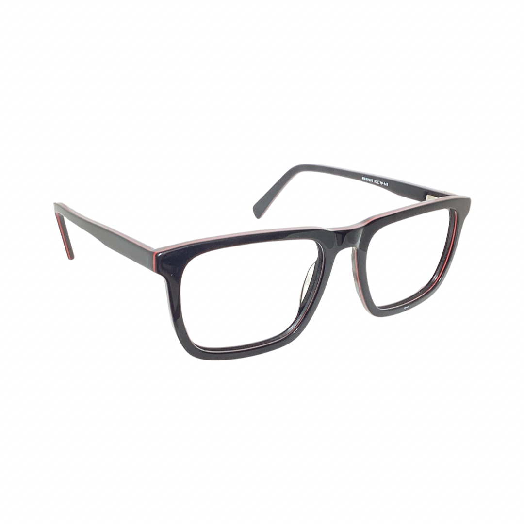 Playereyes Rb99009 Acetate Black Square Full Frame 53