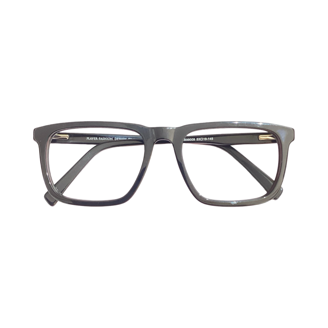 Playereyes Rb99009 Acetate Black Square Full Frame 53