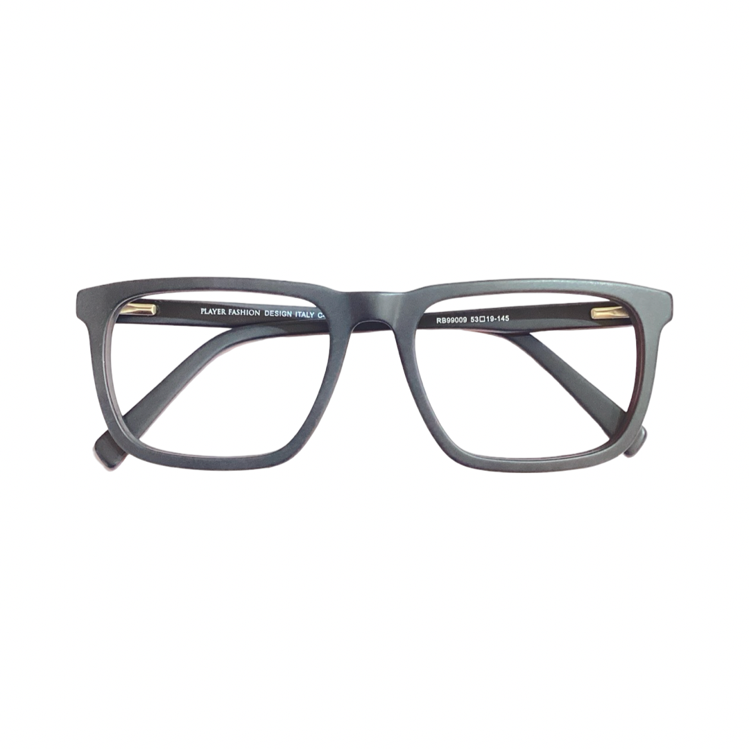 Playereyes Rb99009 Acetate Black Square Full Frame 53