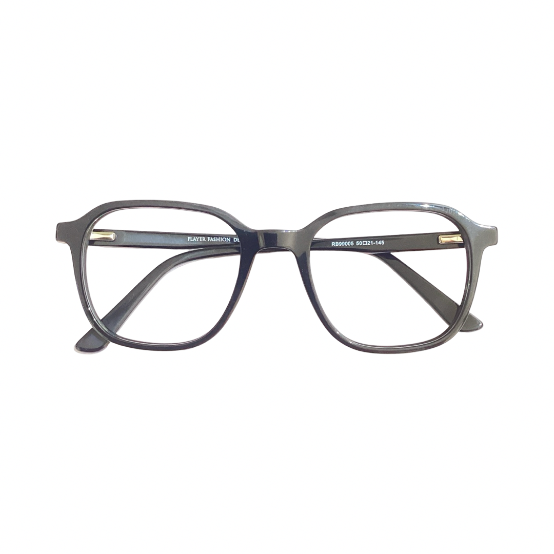 Playereyes Rb99005 Acetate Black white Hexagon Full Frame 50