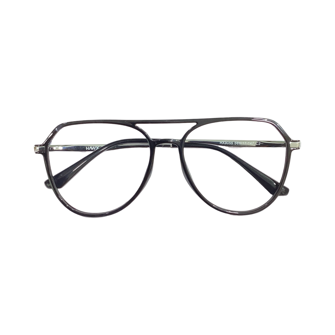 Hawk Hx9055 Tr Flexi Black Silver Retro Full Frame 56