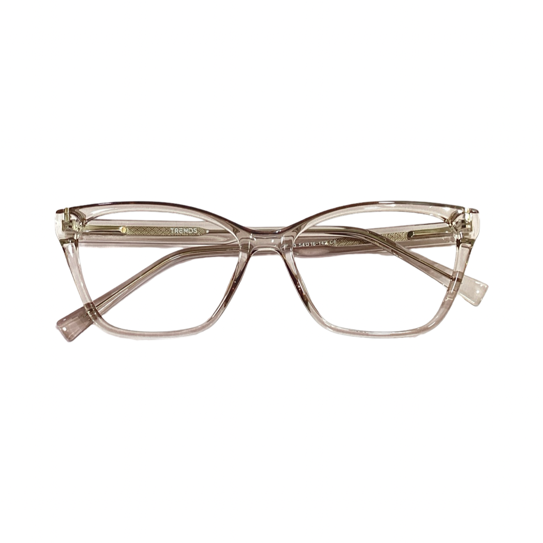 Trends 7060 Tr Flexi Brown Cat Eyes Full Frame 54