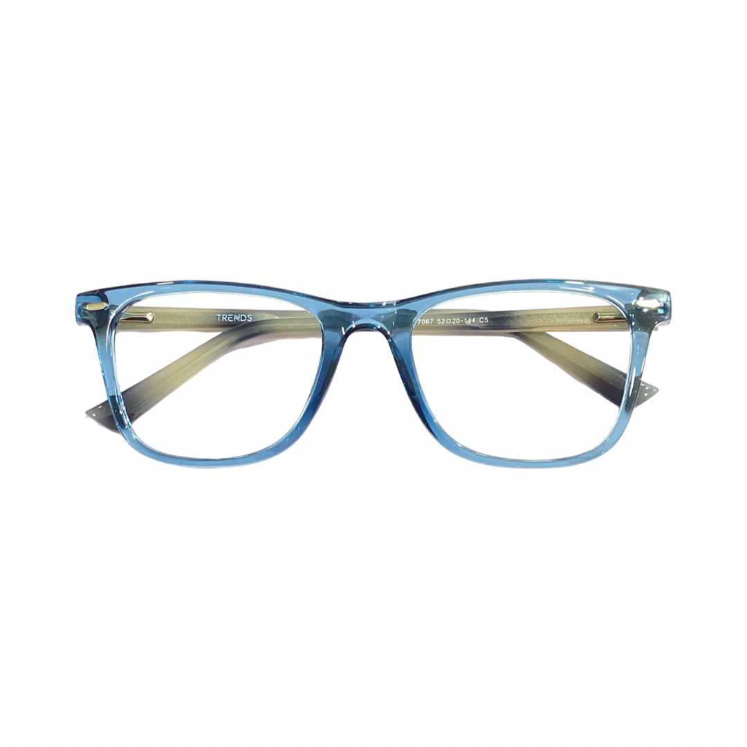 Trends 7067 Tr Flexi Blue Wayfarer Full Frame 52