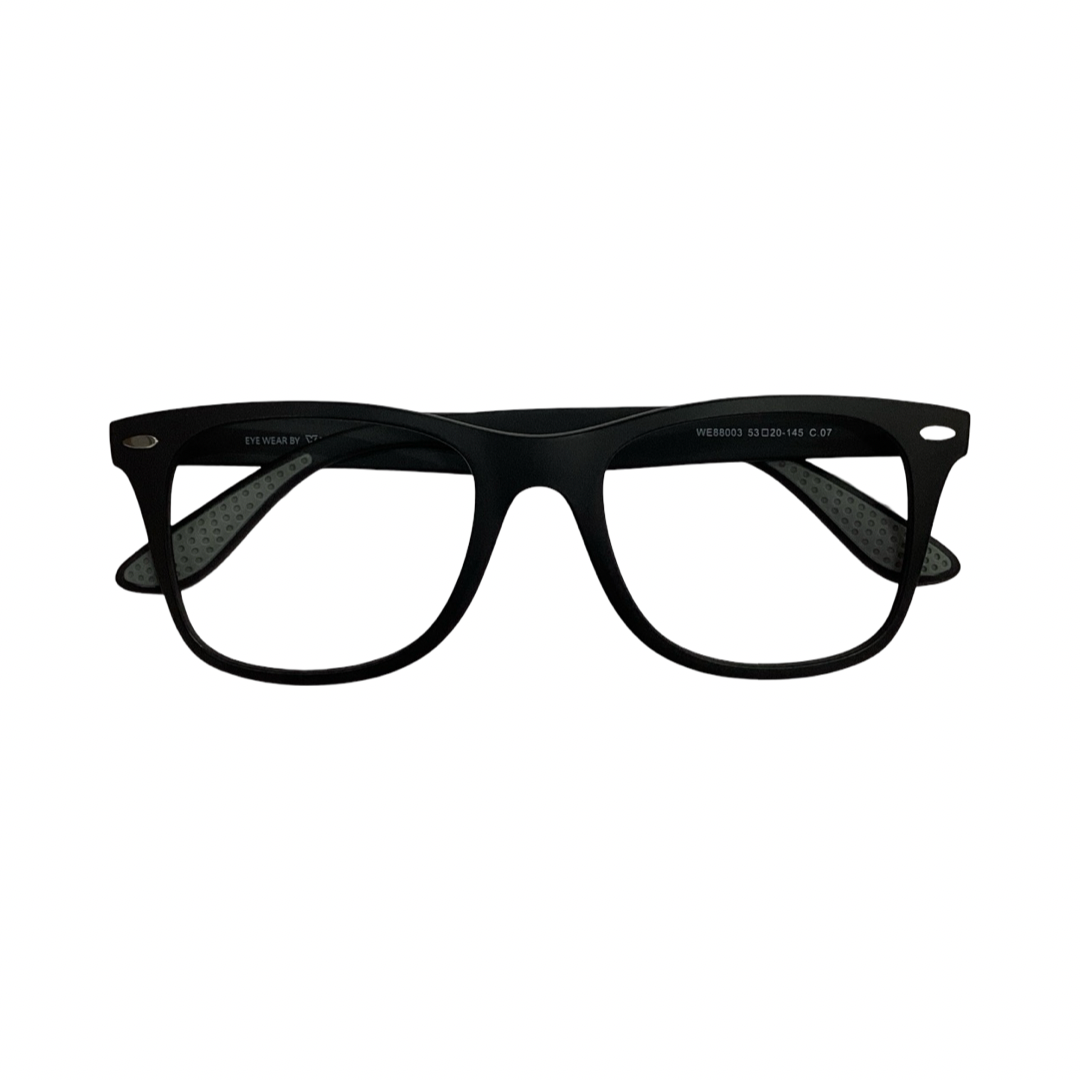 Wolfeyes We88003 Tr Flexi Black Wayfarer Full Frame 53