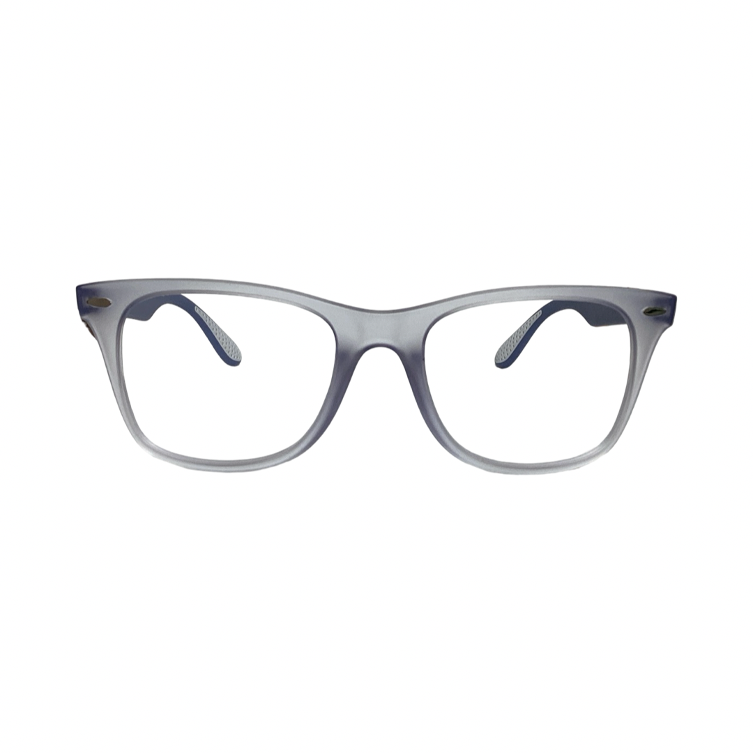 Wolfeyes We88003 Tr Flexi Sky Blue Wayfarer Full Frame 53