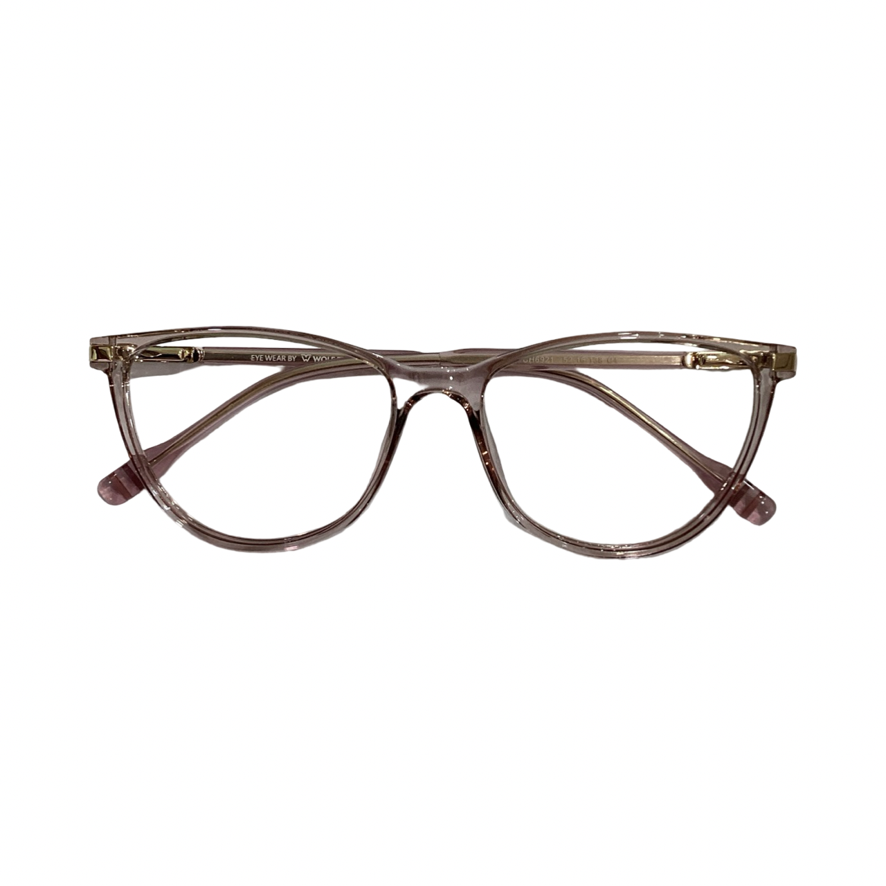 Wolfeyes Ch6921 Tr Flexi Pink Cat Eyes Full Frame 52