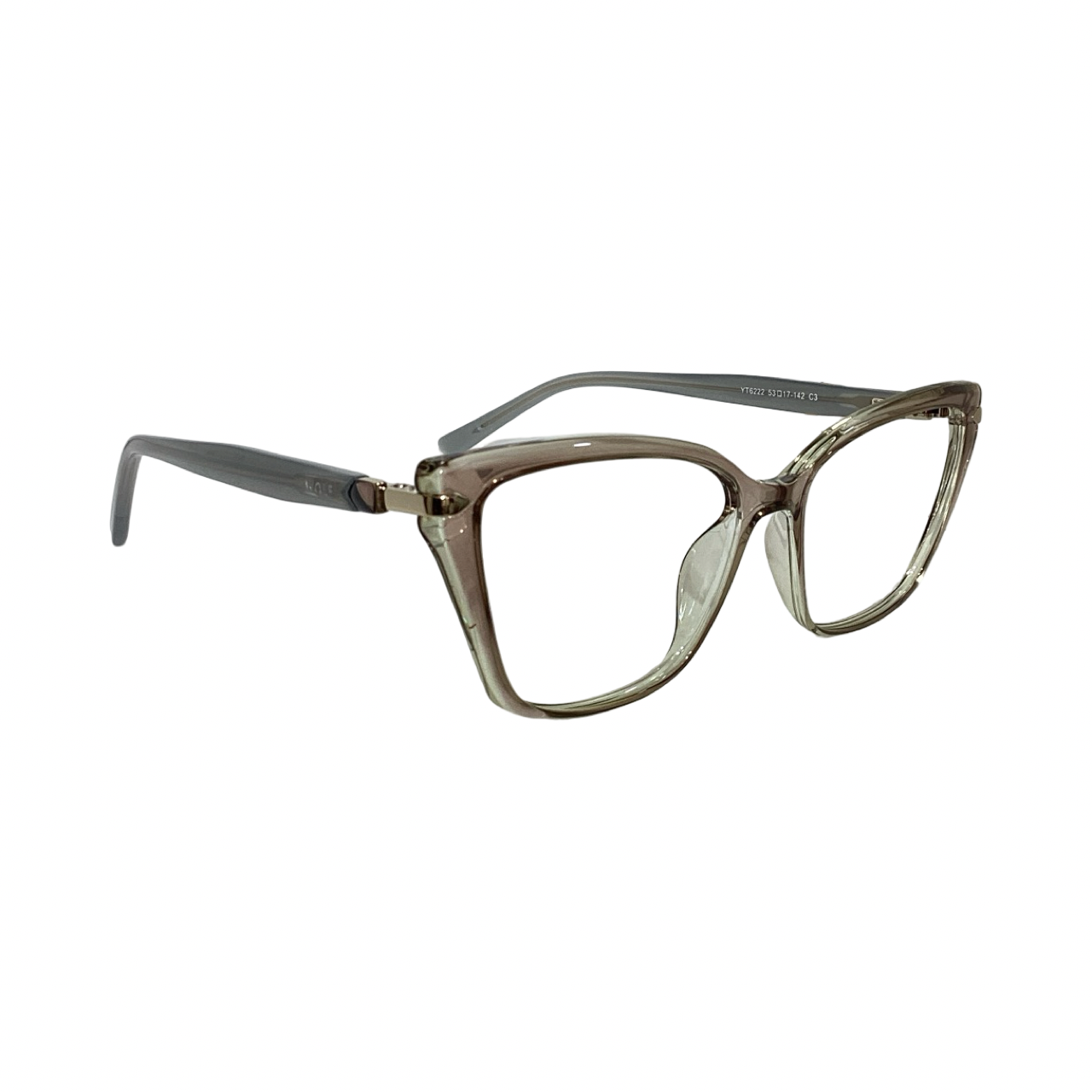 Wolfeyes Yt6222 Tr Flexi Brown Cat Eyes Full Frame 53