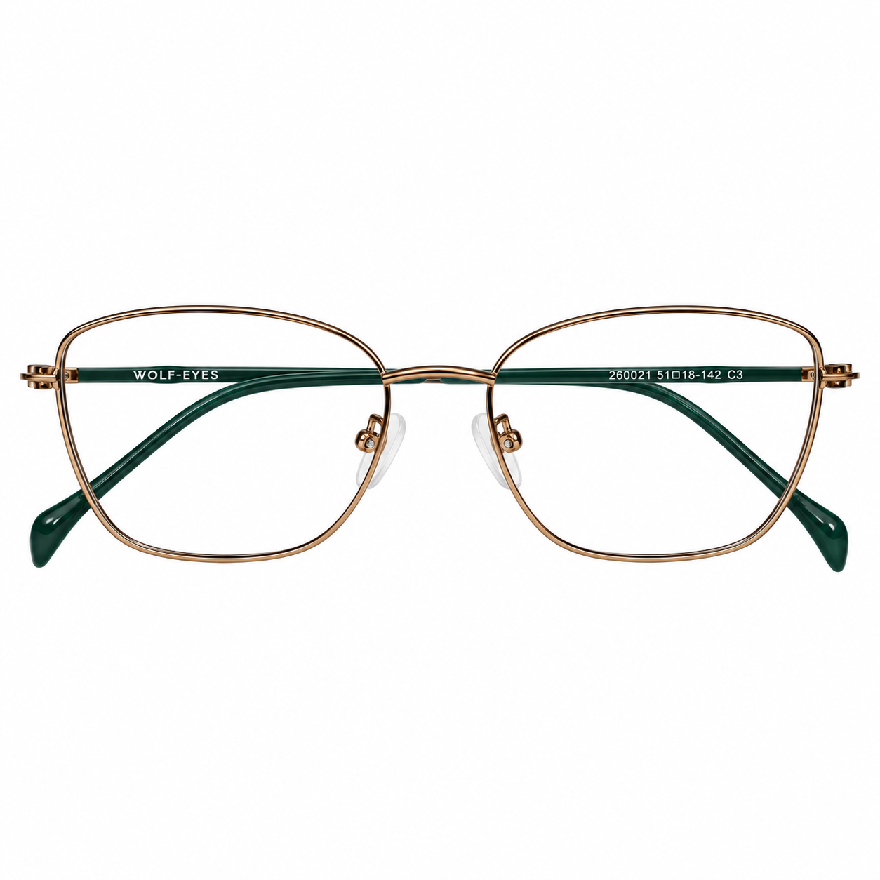 Wolfeyes 260021 Metal Brown Cat Eyes Full Frame 51