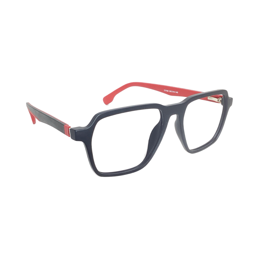 Arow 77708 Tr Flexi Black Red Square Full Frame 50