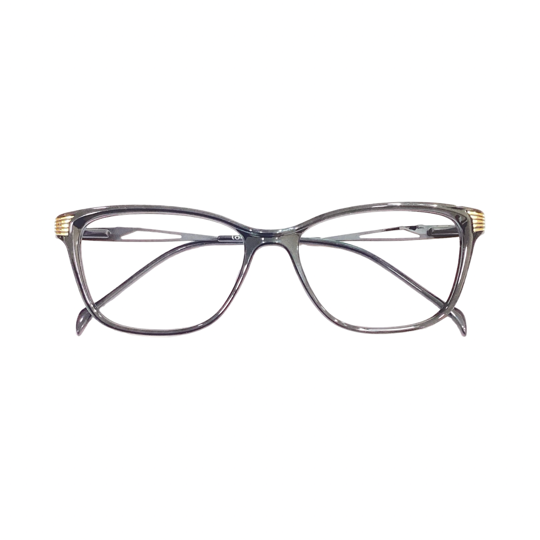 Larbour  178006 Tr Flexi Black Cat Eyes Full Frame 50