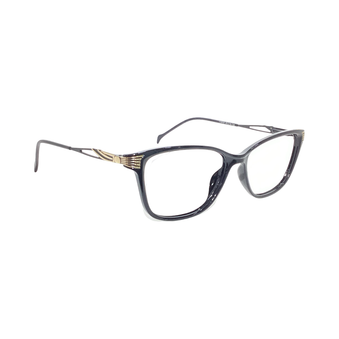 Larbour  178006 Tr Flexi Black Cat Eyes Full Frame 50