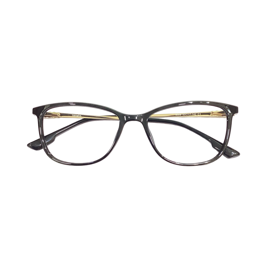 Trends 9509 Tr Flexi Black Cat Eyes Full Frame 53