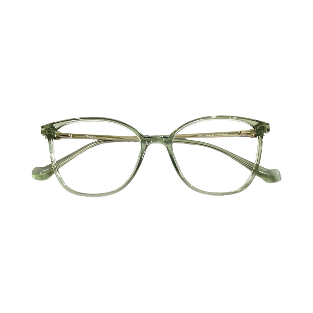 Trends 9517 Tr Flexi Green Cat Eyes Full Frame 52