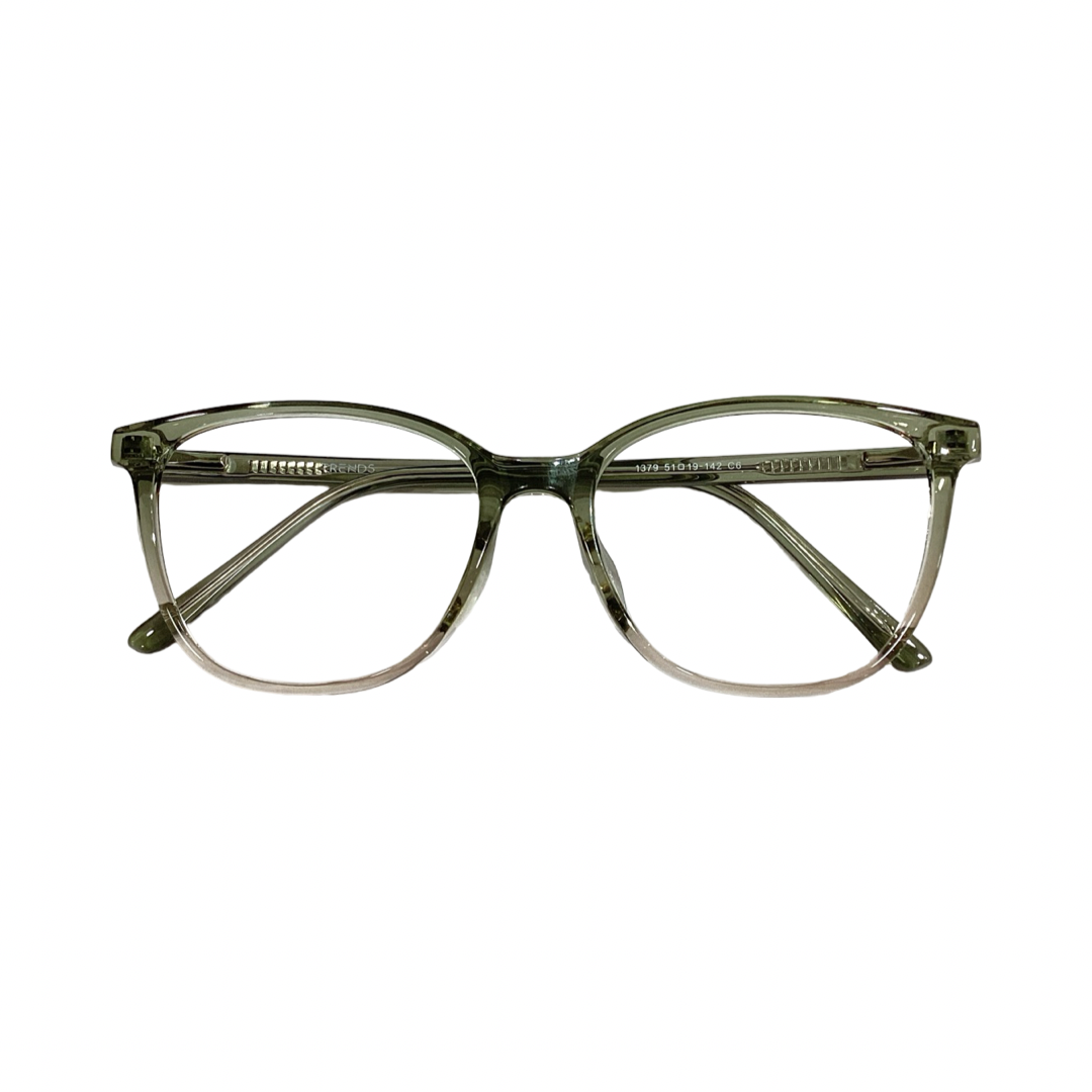 Trends 1379 Tr Flexi Green Cat Eyes Full Frame 51