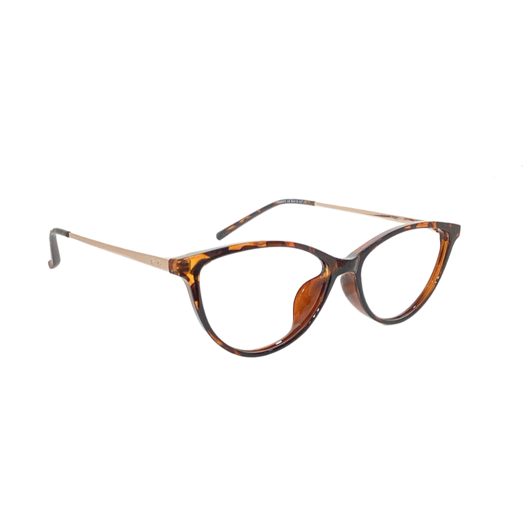 Raw7 tr86075 Tr Flexi Leopard Brown Cat Eyes Full Frame 54