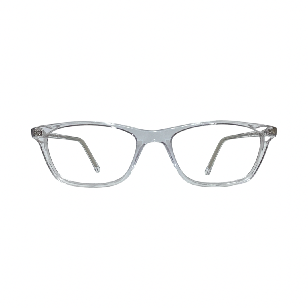 PG M1154 Acetate Cristal White Oval Full Frame 50