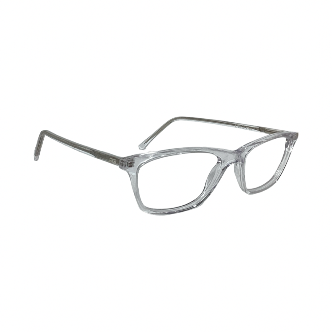 PG M1154 Acetate Cristal White Oval Full Frame 50