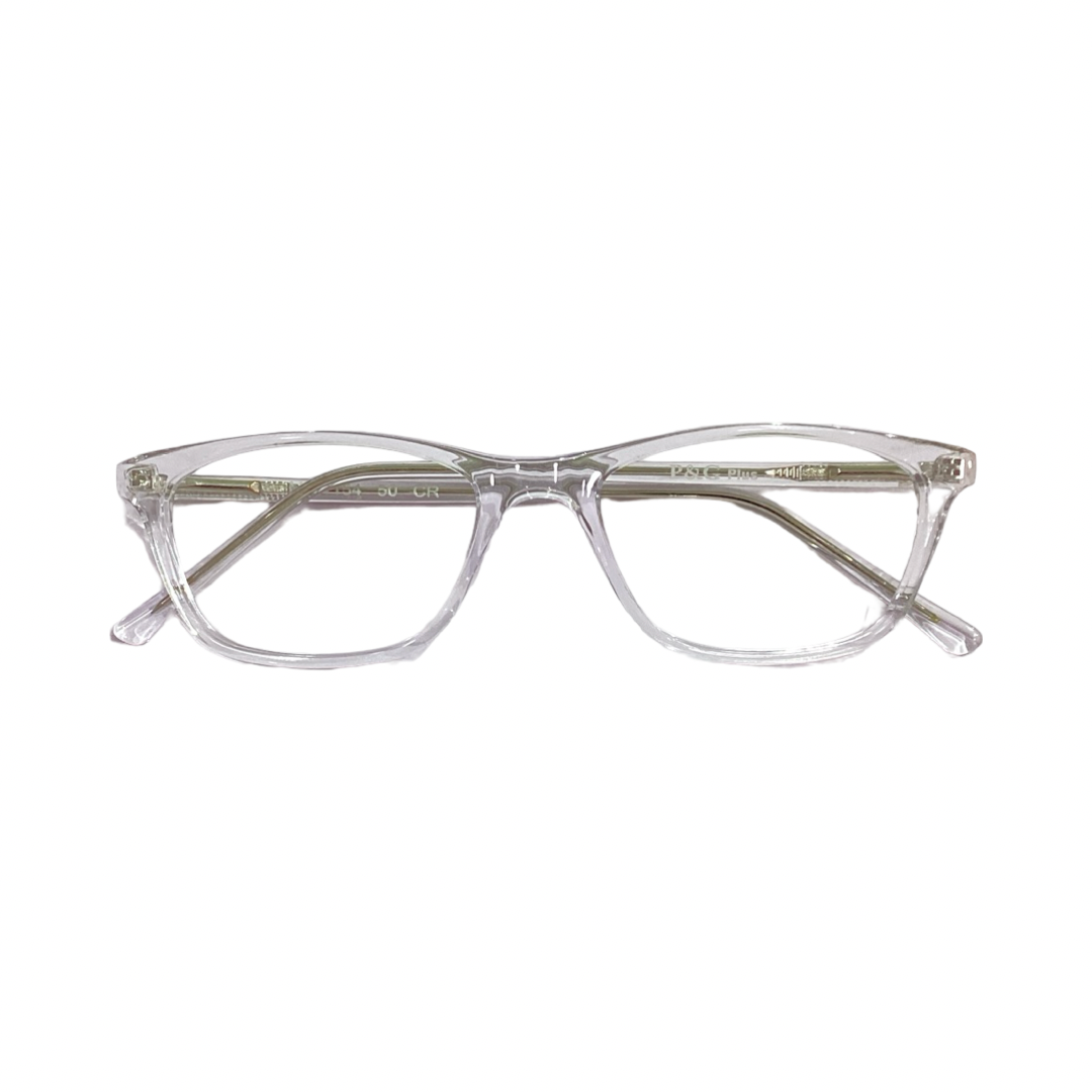 PG M1154 Acetate Cristal White Oval Full Frame 50