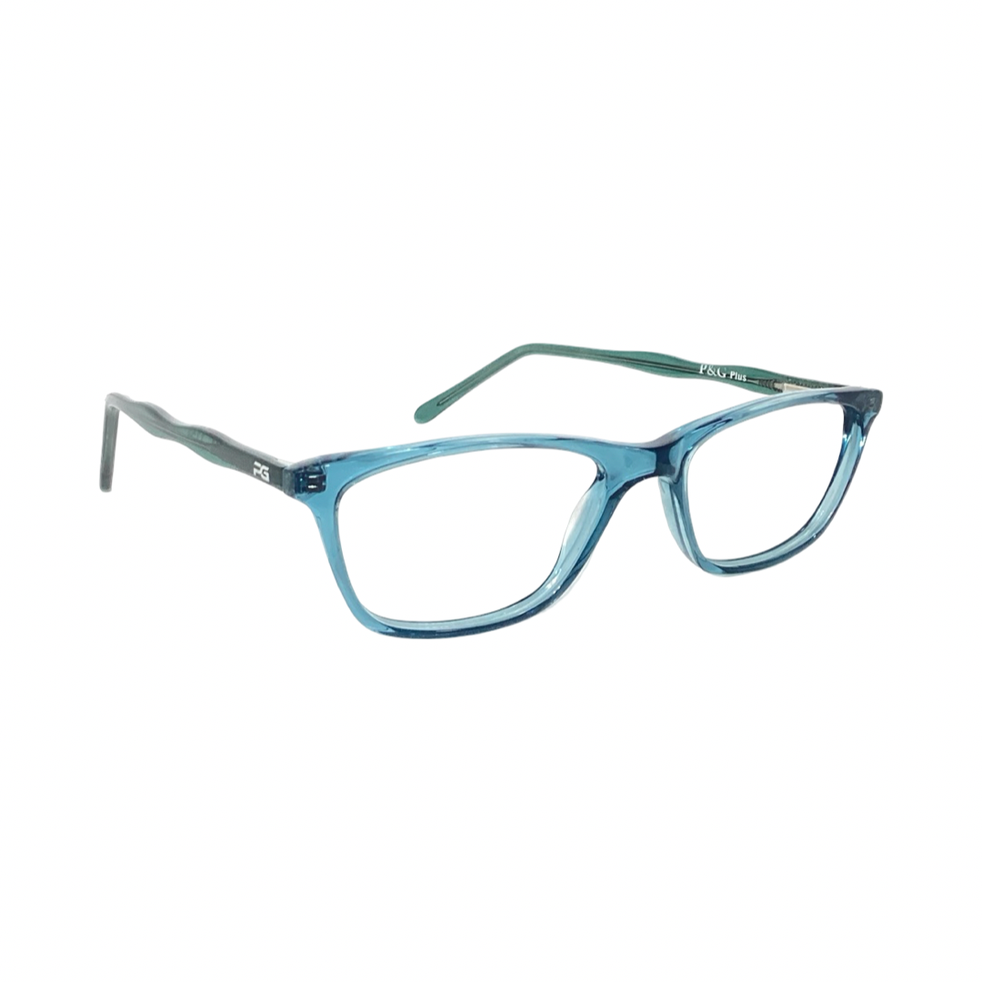 PG M1154 Acetate Sea Blue Oval Full Frame 50